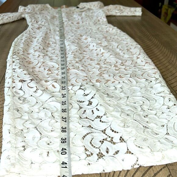 NWT Misha Rosie Dress 👗 Lace over nude lining. Gorgeous! Wedding 💒 ready! - Picture 14 of 17